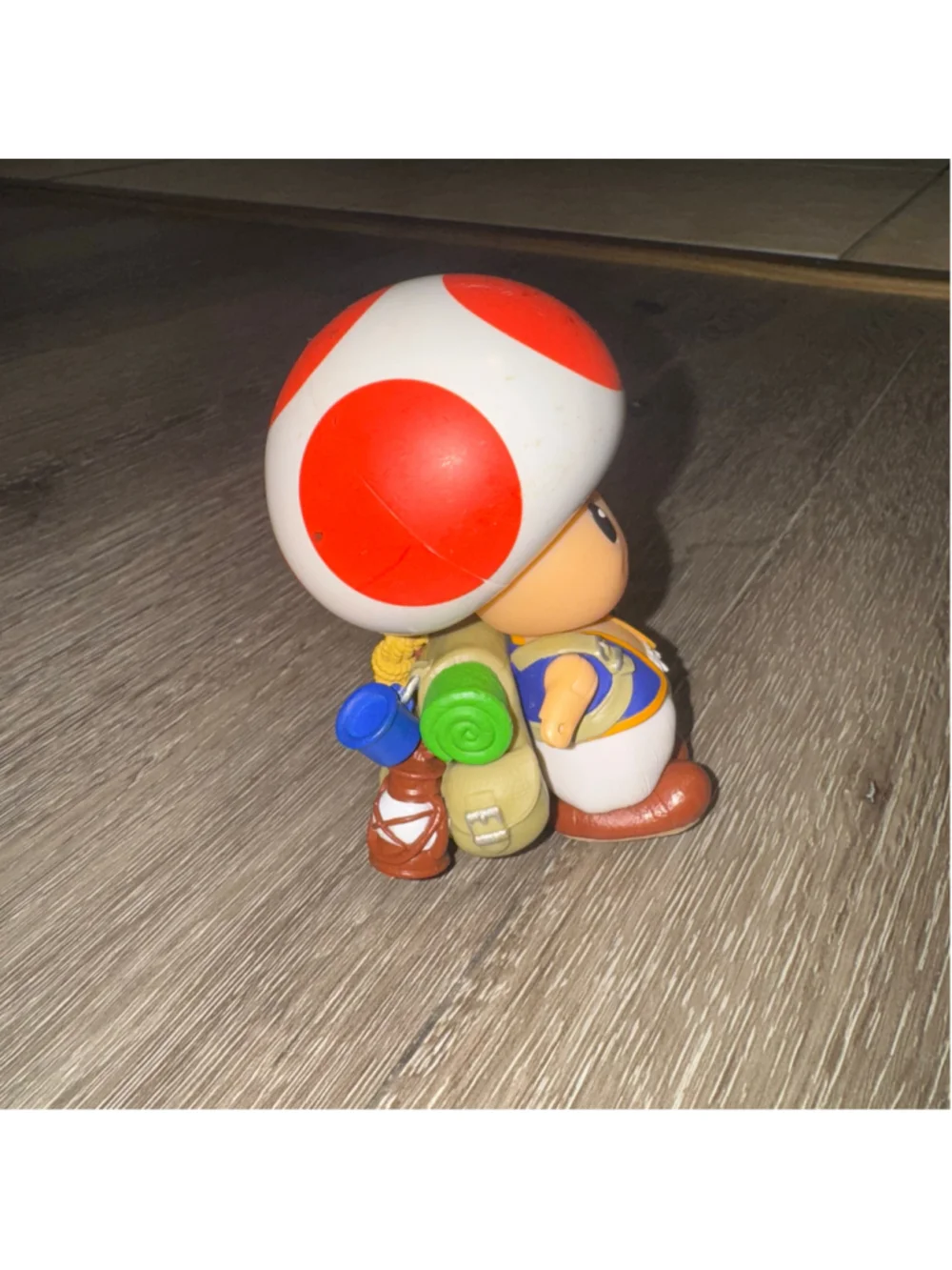 Nintendo Super Mario Bros Movie Camping Toad With Backpack Action Figure